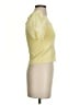 VICI Yellow Short Sleeve Blouse Size S - photo 4