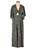 En Elly 100% Rayon Floral Green Jumpsuit Size S - photo 1