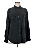 Sag Harbor Solid Black Long Sleeve Button-Down Shirt Size M (estimated) - photo 1