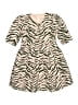 Stella McCartney 100% Cotton Animal Print Tan Pink Dress Size 4 - photo 1