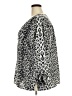 Croft & Barrow Animal Print Silver 3/4 Sleeve Blouse Size 2X - photo 5