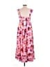 Grace Karin Floral Pink Casual Dress Size L - photo 2