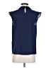 Elle 100% Polyester Blue Sleeveless Blouse Size S - photo 2