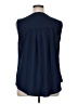 Unbranded 100% Polyester Blue Sleeveless Blouse Size 1X - photo 2