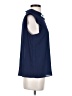 Elle 100% Polyester Blue Sleeveless Blouse Size S - photo 4