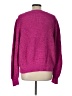 Gap 100% Cotton Solid Pink Pullover Sweater Size L - photo 2
