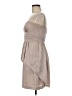 BCBGMAXAZRIA 100% Polyester Solid Tan Cocktail Dress Size 8 - photo 5