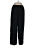 Eileen Fisher Solid Black Casual Pants Size L - photo 1