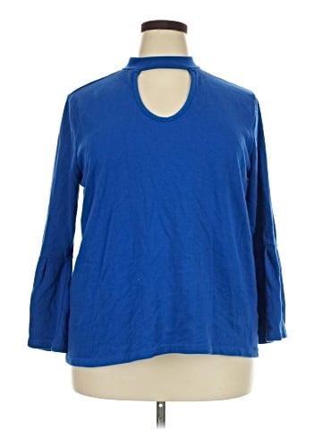 Lane Bryant 3/4 Sleeve T-Shirt (view 1)