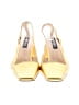 ROCHAS Metallic Gold Heels Size EU 37 - photo 2