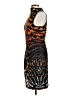Venus Graphic Orange Cocktail Dress Size 12 - photo 5