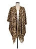 Collection Eighteen 100% Acrylic Brown Poncho One size - photo 1