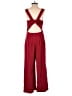 TeXTURE & THREAD Madewell 100% Cotton Solid Red Jumpsuit Size 2 - photo 2