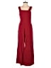 TeXTURE & THREAD Madewell 100% Cotton Solid Red Jumpsuit Size 2 - photo 1