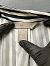 H&M 100% Polyester Stripes Gray Casual Dress Size 2 - photo 7