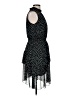 Assorted Brands Polka Dots Black Cocktail Dress Size 8 - photo 4