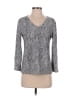 Ann Taylor Factory Gray 3/4 Sleeve Blouse Size S - photo 1