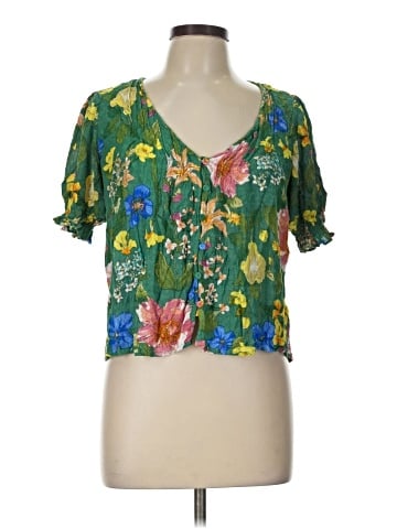 C&C California Short Sleeve Blouse (view 1)