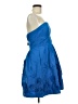 BCBGMAXAZRIA 100% Polyester Blue Cocktail Dress Size 8 - photo 4
