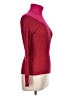 Milly Color Block Red Turtleneck Sweater Size L - photo 4