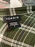 Torrid Plaid Green 3/4 Sleeve Blouse Size 4X Plus (4) - photo 7