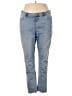 DU/ER Solid Blue Jeans Size 34 waist - photo 1