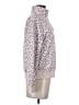 Stellah Animal Print Purple Pullover Sweater Size S - photo 4