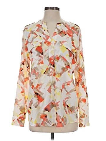 Calvin Klein Long Sleeve Blouse (view 1)