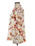 Calvin Klein 100% Polyester Print Orange Long Sleeve Blouse Size S (estimated) - photo 5