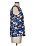Stitch Fix 100% Polyester Floral Blue Sleeveless Blouse Size XS - photo 4