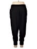 Athleta Solid Black Track Pants Size 1X - photo 2