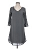 Japna Solid Gray Casual Dress Size S - photo 1