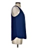 Trouve 100% Polyester Blue Sleeveless Blouse Size S - photo 4