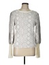 Express Paisley Silver Pullover Sweater Size L - photo 1