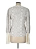 Express Paisley Silver Pullover Sweater Size L - photo 2