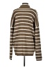 Splendid Stripes Brown Turtleneck Sweater Size S - photo 2