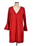 Alice + Olivia 100% Polyester Red Casual Dress Size 10 - photo 1