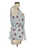 Jessy B 100% Polyester Blue Sleeveless Blouse Size L - photo 4