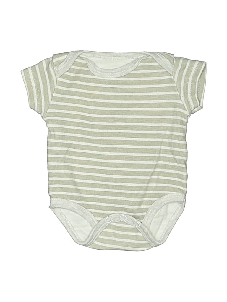 Pre-owned Assorted Brands Babies' Short Sleeve Onesie In Green