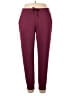 Pinspark Solid Burgundy Casual Pants Size M - photo 1