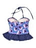 Assorted Brands Polka Dots Blue Swimsuit Top Size S - photo 2