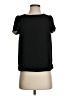 J. by J.Crew 100% Polyester Black Short Sleeve Blouse Size 00 - photo 1