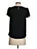 J. by J.Crew 100% Polyester Black Short Sleeve Blouse Size 00 - photo 2