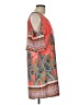Auditions Paisley Orange Casual Dress Size L - photo 4