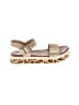 Mia Animal Print Tan Sandals Size 6 1/2 - photo 1
