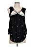 THML 100% Rayon Black Sleeveless Blouse Size L - photo 1
