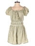 American Eagle Outfitters Checkered-gingham Green Romper Size S - photo 1