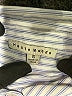 Haute Monde Stripes Blue Short Sleeve Blouse Size S - photo 7