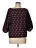 Ann Taylor LOFT Black 3/4 Sleeve Blouse Size L - photo 1