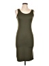 Assorted Brands Solid Green Casual Dress Size L - photo 1